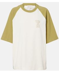 Ami Paris - Ami De Cour Cotton Jersey T-Shirt - Lyst