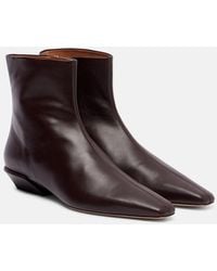 Paris Texas - Bettina 25 Leather Ankle Boots - Lyst