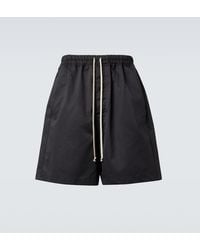 Rick Owens - Faun Faille Bermuda Shorts - Lyst
