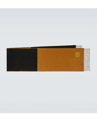 Loewe - Window Anagram Wool And Cashmere Scarf - Lyst