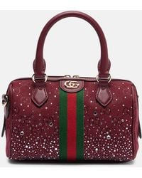 Gucci - Ophidia Small Embellished Canvas Tote Bag - Lyst