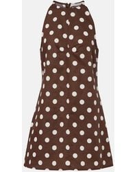 Asceno - Antigua Linen And Cotton Minidress - Lyst