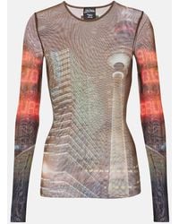 Jean Paul Gaultier - X Shayne Oliver Top City aus Tuell - Lyst