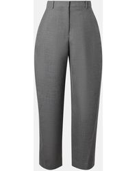 Givenchy - Weite Hose Cocoon Aus Wolle - Lyst