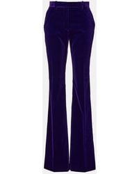 Tom Ford - Pantalon Evase En Velours De Coton - Lyst