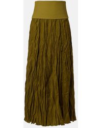 Johanna Ortiz - Linen-Blend Maxi Skirt - Lyst
