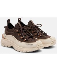Moncler - Sneakers Trail Lite3 Aus Leder Und Veloursleder - Lyst