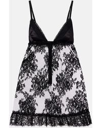 Dolce & Gabbana - Floral Lace Top - Lyst