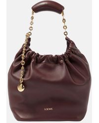 Loewe - Borsa a spalla Squeeze Small in pelle - Lyst