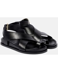 A.Emery - Jalen Leather Sandals - Lyst