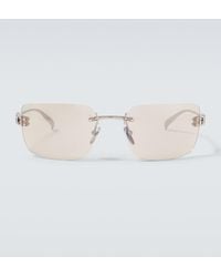 Gucci - Block Bending Rectangular Sunglasses - Lyst