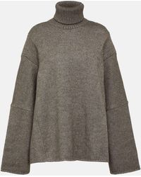 The Row - Erci Alpaca And Silk Turtleneck Sweater - Lyst