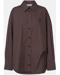The Attico - Diana Oversized Cotton Poplin Shirt - Lyst