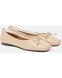 KHAITE - Ballerinas Charlotte Aus Leder - Lyst