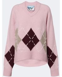 arch4 - Sloane Argyle Cashmere Sweater - Lyst