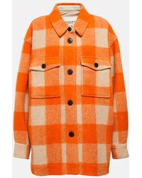 Isabel Marant - Chaqueta Harveli a cuadros - Lyst