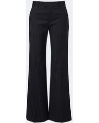 Nili Lotan - Bethany Pinstriped Wool Flared Pants - Lyst