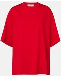 Rohe - Oversized Cotton And Silk-Blend T-Shirt - Lyst