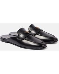 Prada - Leather Mules - Lyst