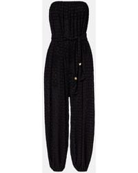 Eres - Evening Silk And Cotton Jacquard Jumpsuit - Lyst