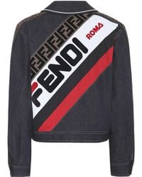 fendi denim jacket womens