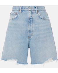 Agolde - Stella High-Rise Denim Shorts - Lyst
