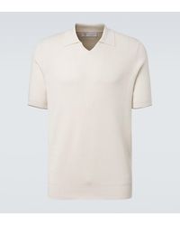 Brunello Cucinelli - Polo Acanalado De Algodon - Lyst