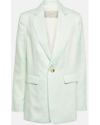 Asceno - Azores Linen Blazer - Lyst