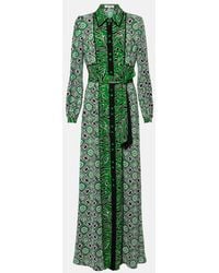 Diane von Furstenberg - Joshua Printed Maxi Dress - Lyst