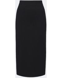 Max Mara - Wool-Blend Jersey Pencil Skirt - Lyst