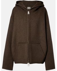 KHAITE - Dolem Hooded Oversized Wool Jacket - Lyst