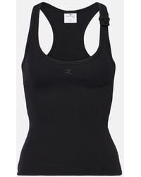 Courreges - Top Aus Baumwolle - Lyst
