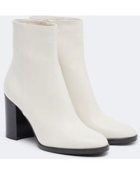 Gianvito Rossi - Santiago Leather Ankle Boots - Lyst