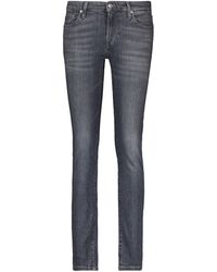 7 For All Mankind Mid-Rise Skinny Jeans Pyper Crop - Blau