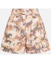 Isabel Marant - Eliano High-Rise Denim Shorts - Lyst