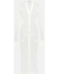 Jean Paul Gaultier - Sequined Net Midi Dress - Lyst