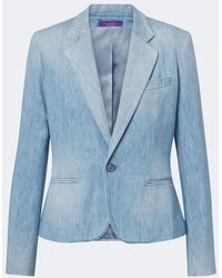 Ralph Lauren - Denim Blazer - Lyst