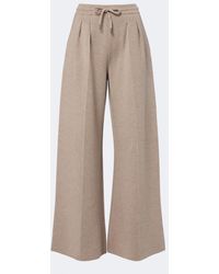 Max Mara - Pleated Wool And Cashmere Wide-Leg Pants - Lyst