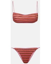 Oséree - Lumiere Striped Bikini - Lyst