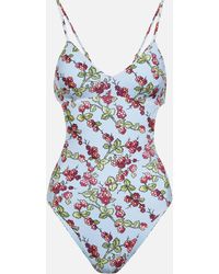 Etro - Floral Swimsuit - Lyst