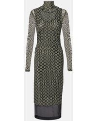 Dries Van Noten - Printed Midi Dress - Lyst