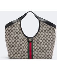 Gucci - Giglio Large Gg Canvas Tote Bag - Lyst