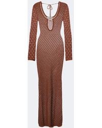 Melissa Odabash - Casey Open-Knit Midi Dress - Lyst