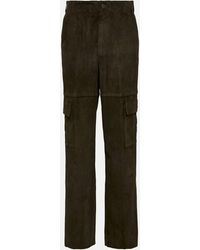 Stouls - Axel Suede Cargo Pants - Lyst