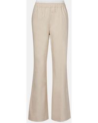 Jonathan Simkhai - Bristol Linen-Blend Wide-Leg Pants - Lyst