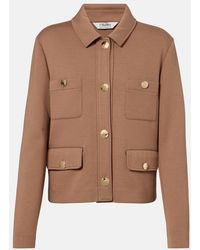 Max Mara - Cotton-Blend Jacket - Lyst