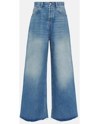 Gucci - Horsebit High-rise Wide-leg Jeans - Lyst