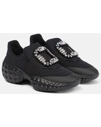 Roger Vivier - Viv' Run Moonlight Strass Sneakers - Lyst