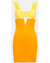 Nensi Dojaka - Minikleid Mit Cut-Outs - Lyst
