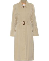 Burberry Tropical Gabardine Car Coat - Natural